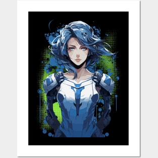 Sci Fi Android Anime Girl Posters and Art